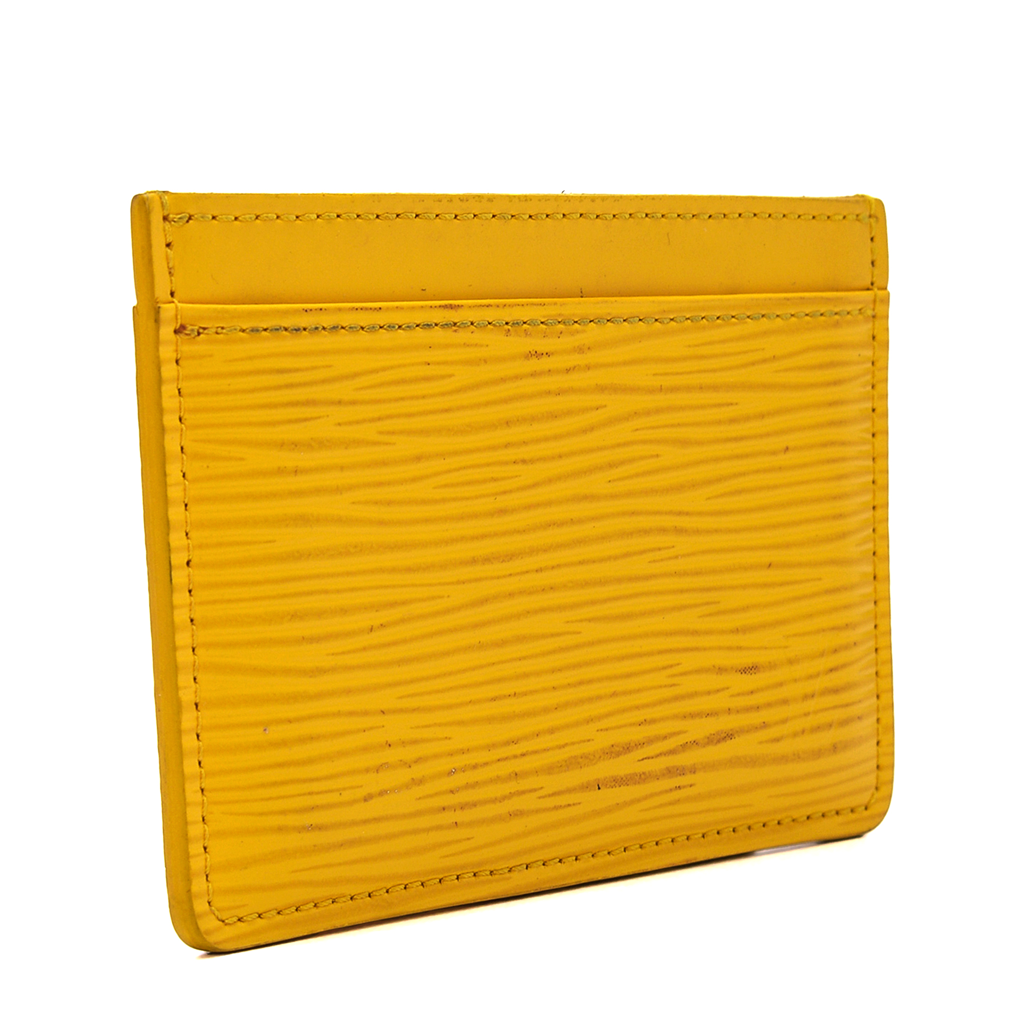 Louis Vuitton - Yellow Epi Leather Card Holder